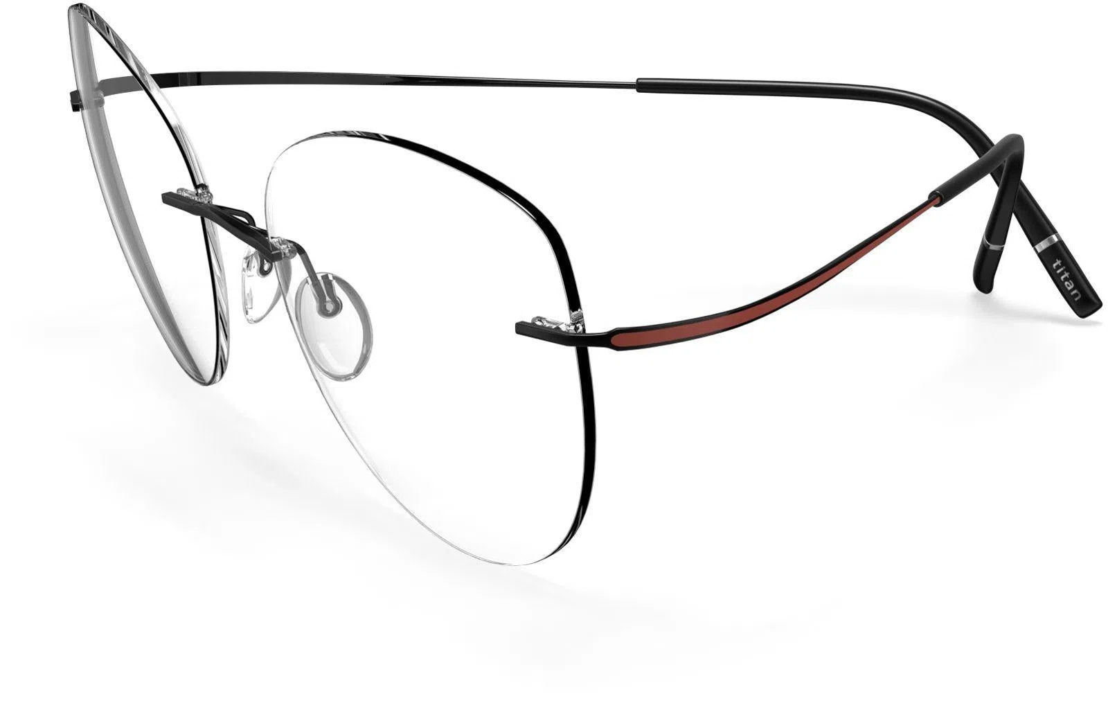 Silhouette Titan Minimal Art Stellar Demo Rimless 5599 Eyeglasses - view 68